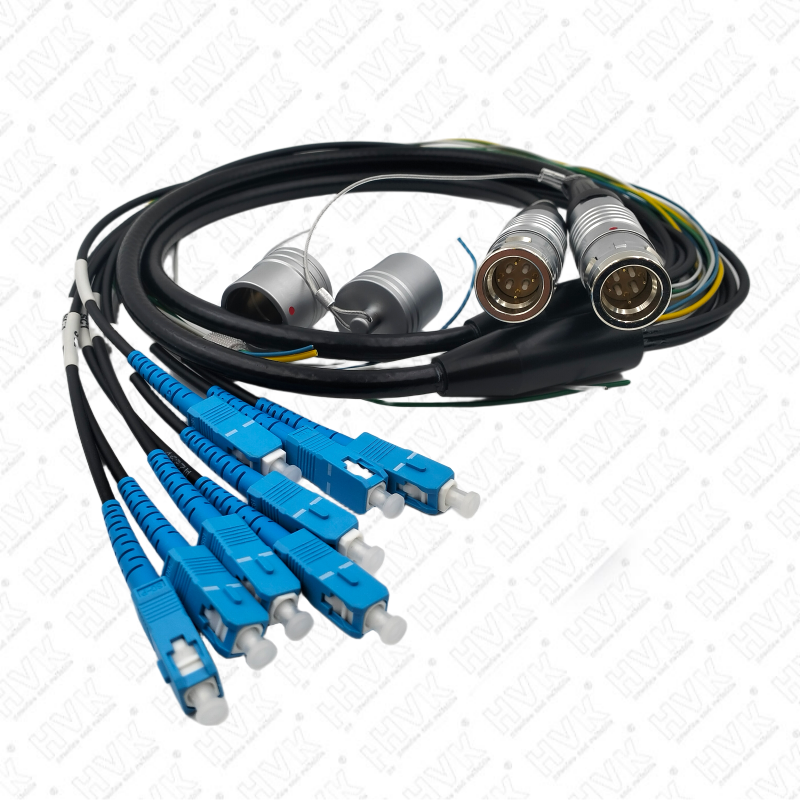 4光+4電航空插頭線纜組件